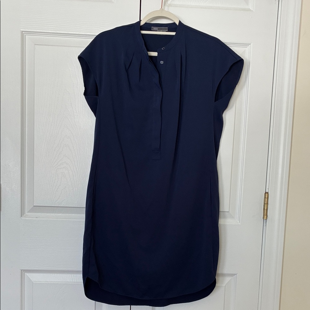 Vince Navy Mini Dress XS